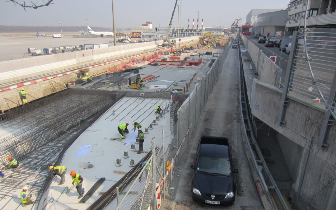 Cut and cover tunnel – Customs Road – Geneva Airport – Switzerland