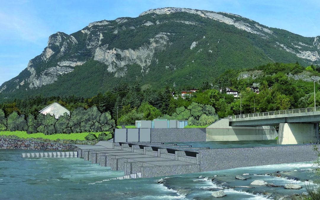 Chavort hydroelectric power plant (38) – France